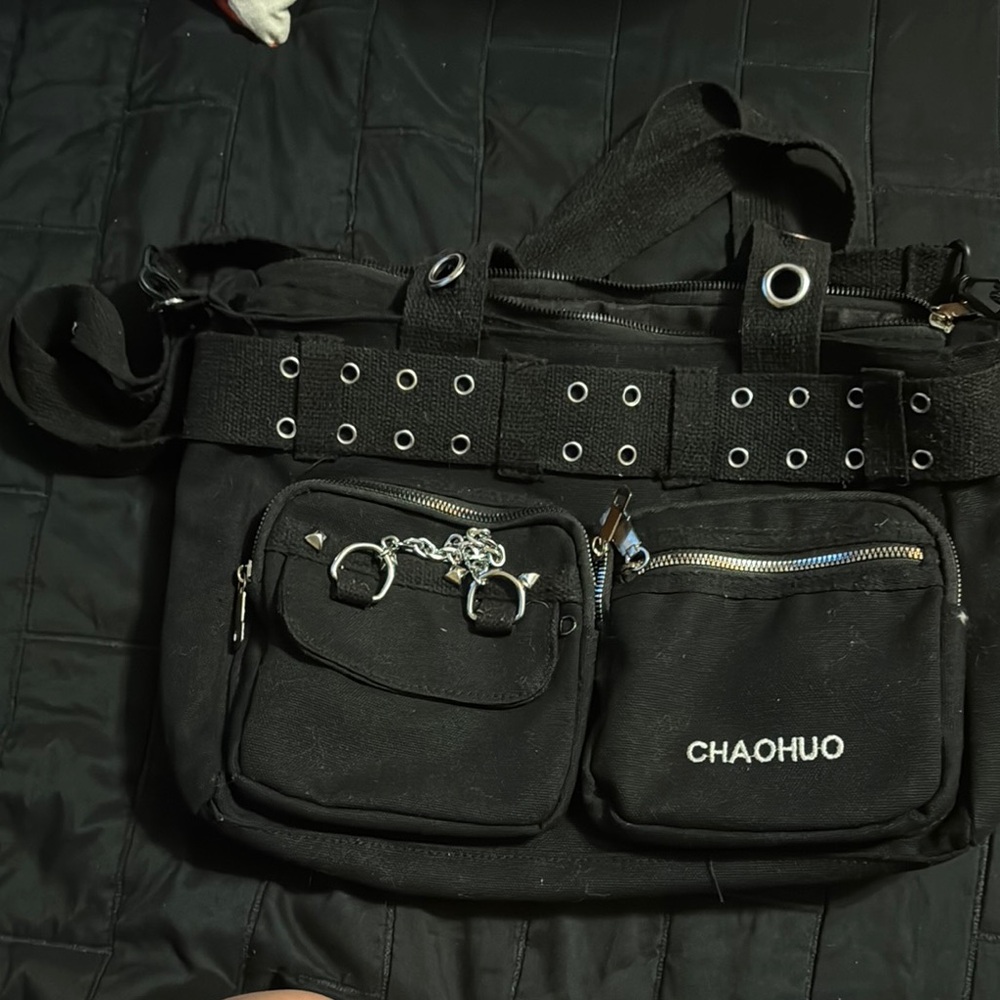 Chao Huo Black Shoulder Bag